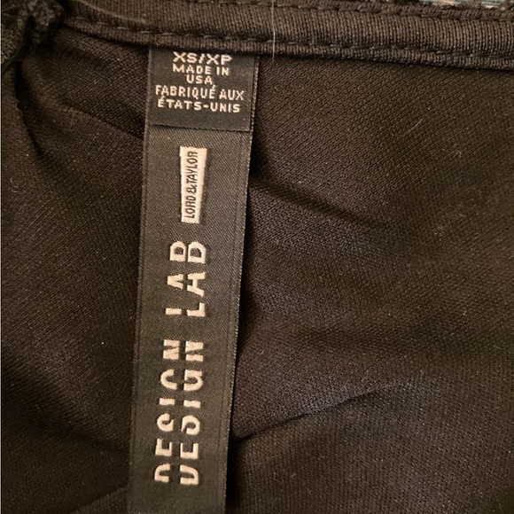 Black sparkly peplum cropped top - Picture 4 of 5